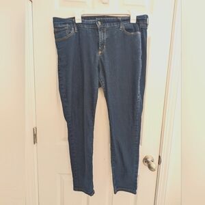 Womens Old Navy Super Skinny Mid Rise Jeans 14 Short
